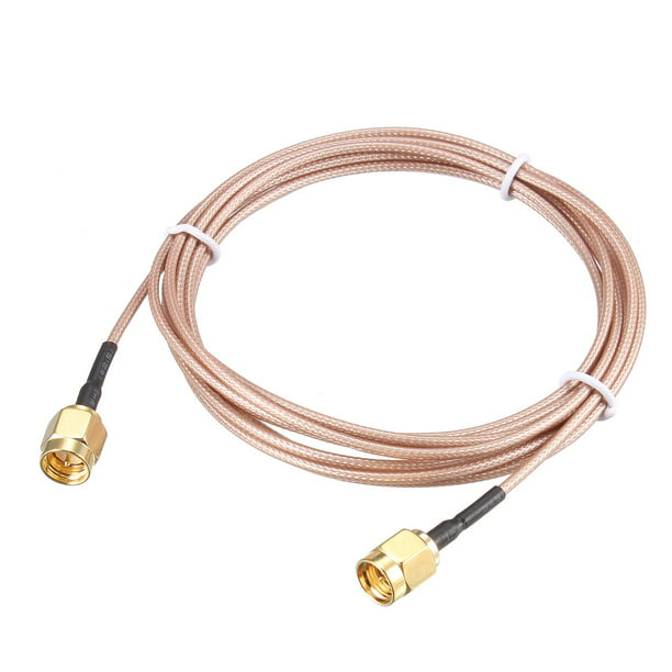 Low Loss RF Coaxial Cable Connection Coax Wire RG-178 SMA Male to SMA Male 10cm